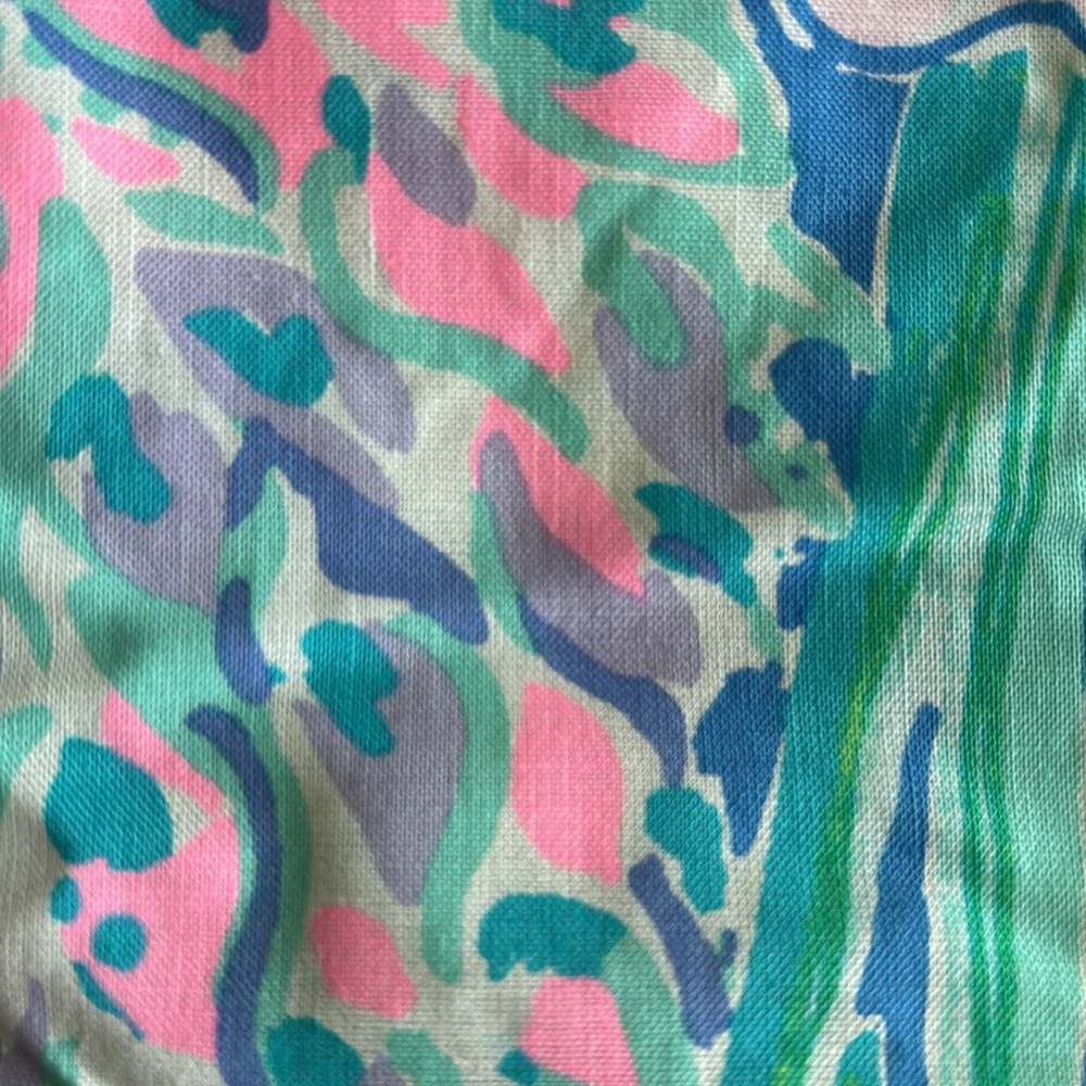 NWOT Lilly Pulitzer Floral Drawstring Pouch - Picture 5 of 5